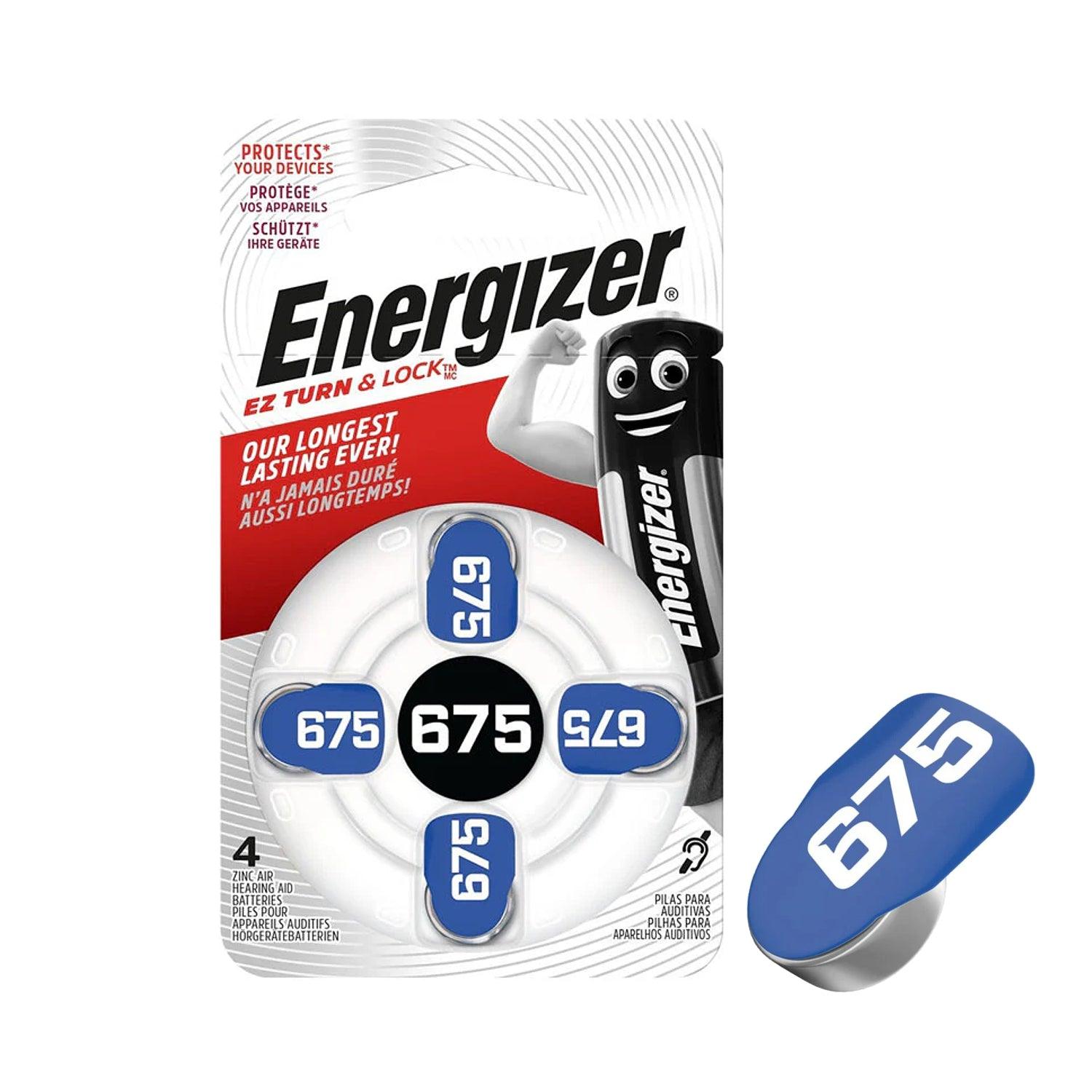 Energizer Hearing Aid Bat 675 Blue 4 Pack (Moq 10) - Livestainable.co.za