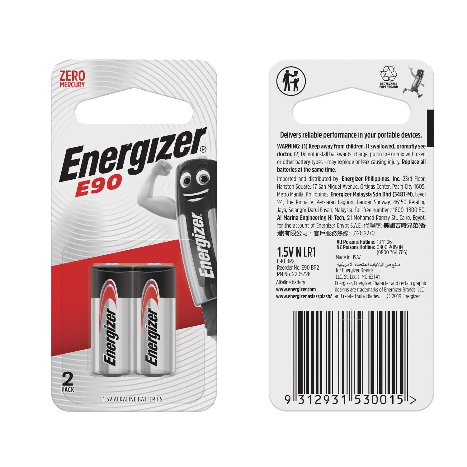 Energizer Miniature Alkaline Lr1 / E90 - Livestainable.co.za