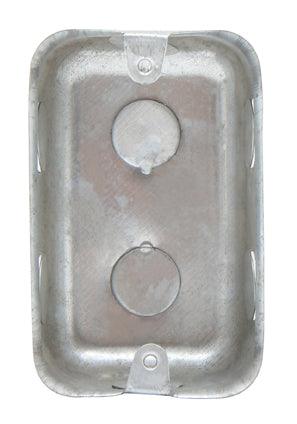 Flush Steel Wall Box 4x2 0.5mm Galv (See Re374) - Livestainable.co.za