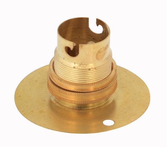 Lampholder B22 Brass 50mm Batten - Livestainable.co.za