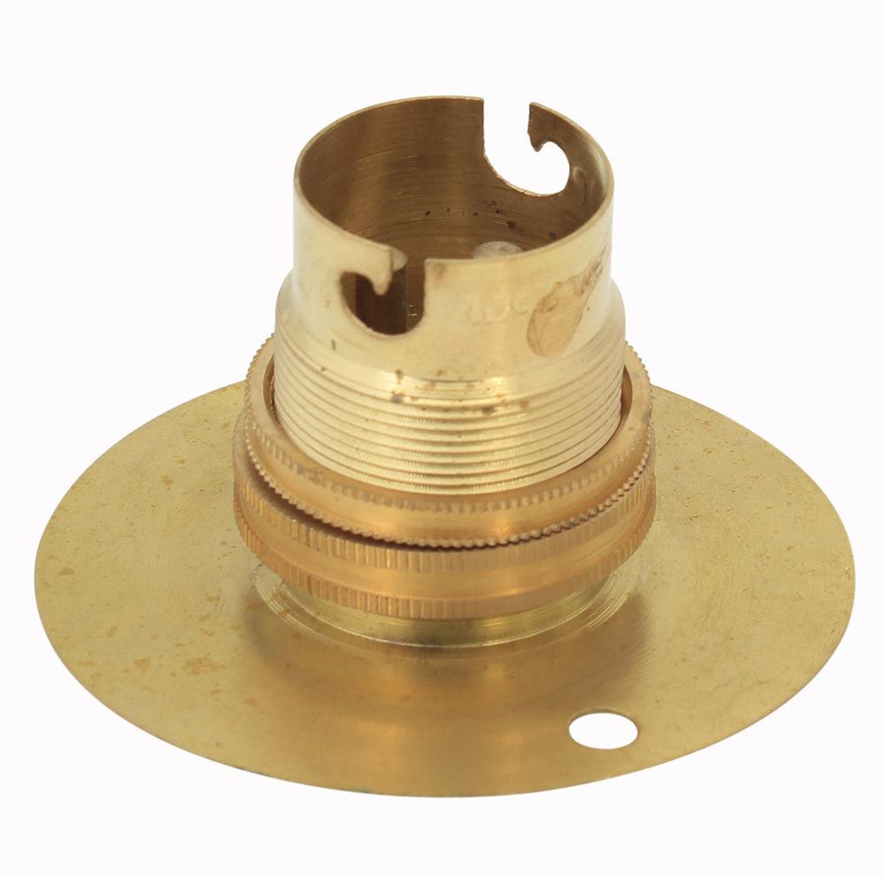 Lampholder B22 Brass 50mm Batten - Livestainable.co.za