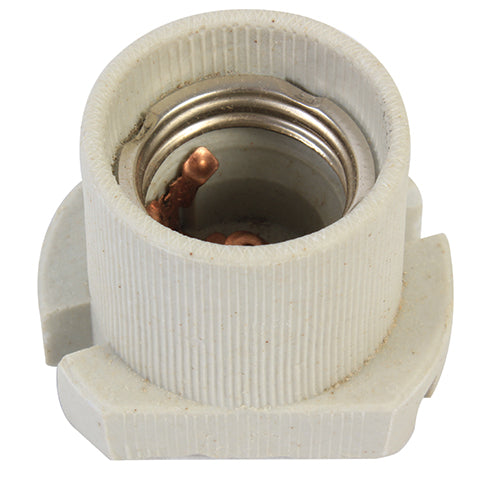 Lampholder E27 Porcelain Skirted - Livestainable.co.za