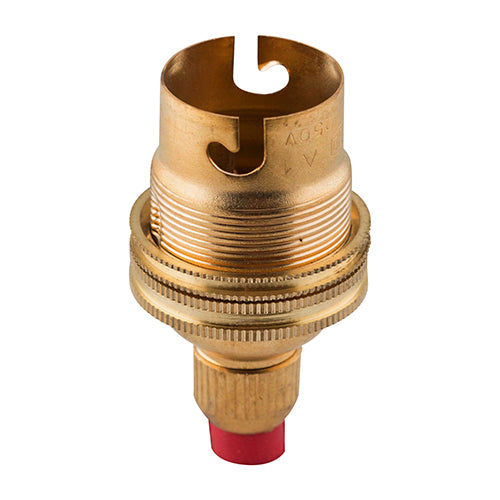 Lampholder Cordgrip Brass H/C + Bag Pp - Livestainable.co.za