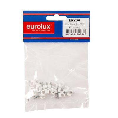 Eurolux Cable Clip 5.0mm Round Qty 20 - Livestainable.co.za