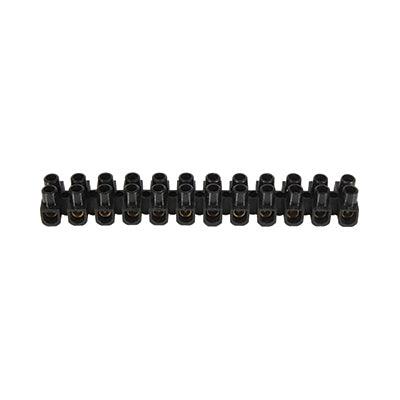 Connector Strip 5 Amp Black 12 Way - Livestainable.co.za