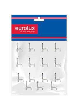 Cable Clips Flat 10.5mm Qty.100 Loose - Livestainable.co.za