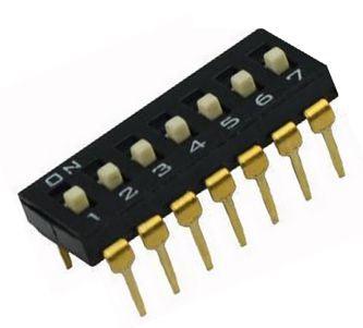 Dip Switch 7 Pole 100m A L/Pro Eah107 E99 *D* - Livestainable.co.za