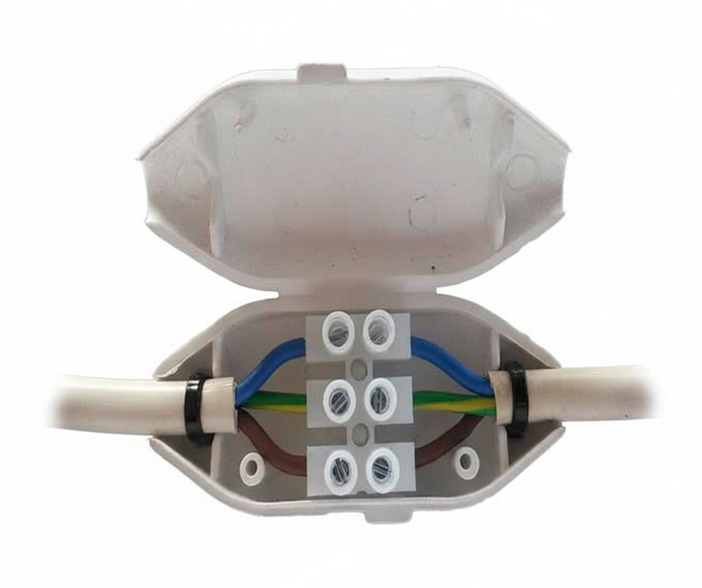 Easy Joint Inline Connector 15 A White Eh Ej15 W