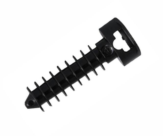 Plug Cable Fixing Black 8mm 100 P/Bag Eh1 B8 - Livestainable.co.za