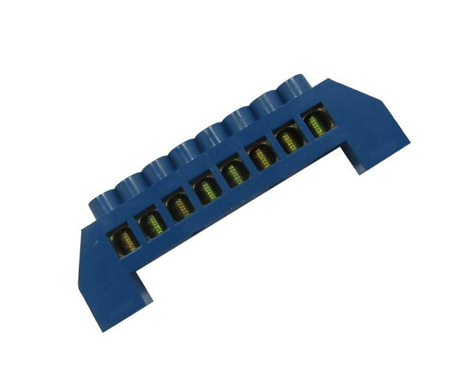 Neutral Bar Terminal Insulated 63 A 10 Pole Blue P/Mount Eb Ks006 63 A 10 P B