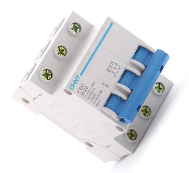 Mini Din Rail Circuit Breaker 3 P 6 A 3 Ka Curve Ebc 306 - Livestainable.co.za