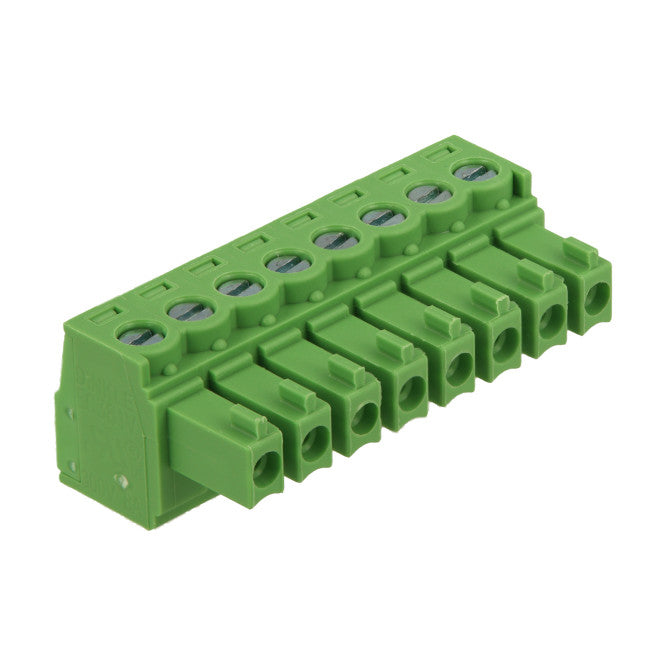 Pluggable Terminal Block 8 W P=3.81mm Green Ec381 V 08 P