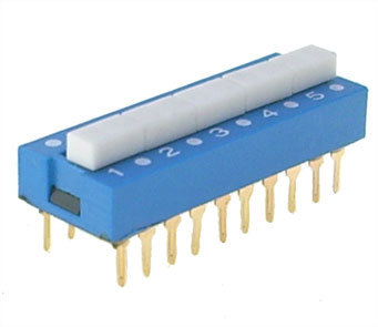 Dip Switch 5 Pole Spdt Pcb Edg205 S