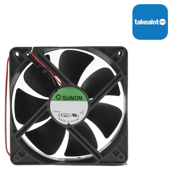 24 Vdc Axial Fan 120sqx25mm Bal 75 Cfm 2 Wire Open End Lead Eec0252 B3 0000 A99 (Tal Jhb)