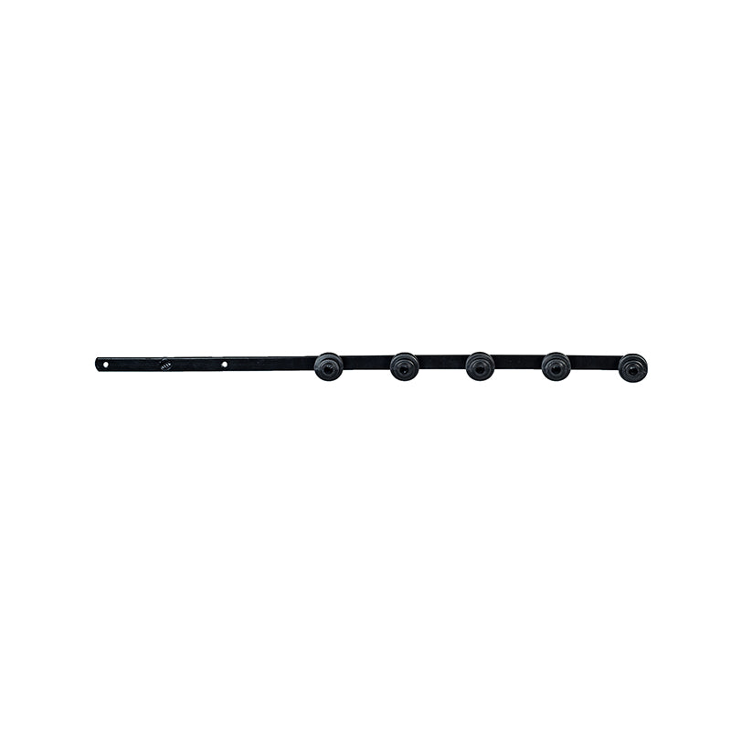 Nemtek Flat Bar 5 Wire Straight Black Powder Coated Bracket