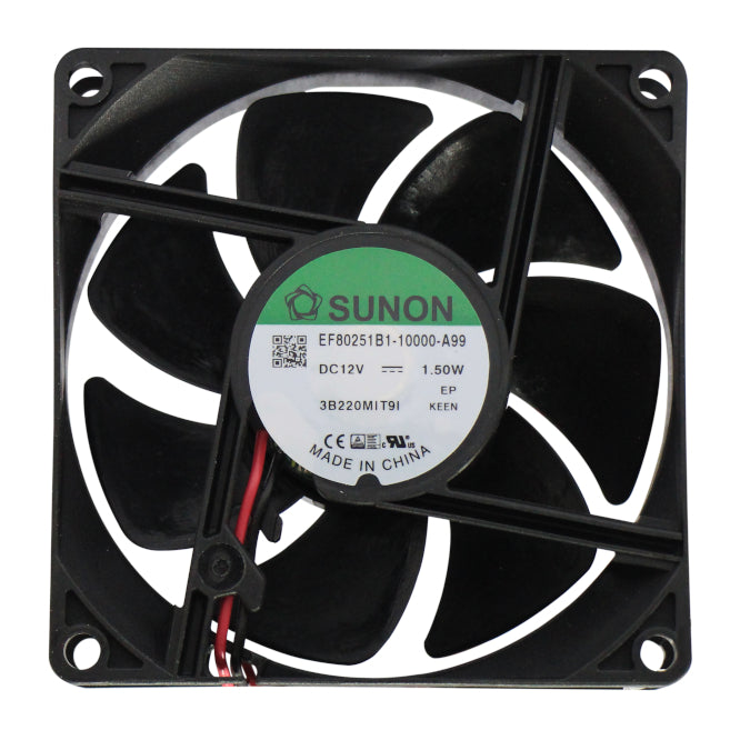 12 Vdc Axial Cooling Fan 80sqx25 Bal 41 Cfm Lead Ef80251 B1 10000 A99