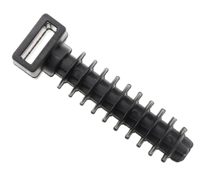 Wall Plug Cable Tie Mount 8mm Black Eh 1 B8