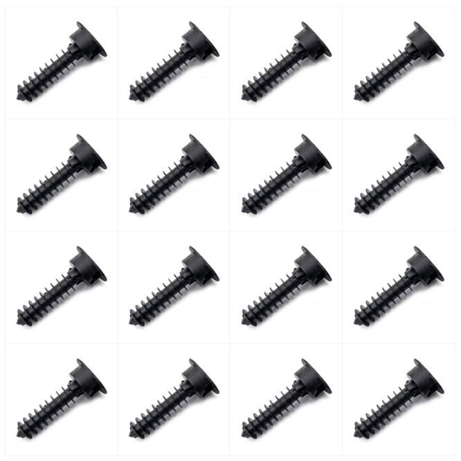 Wall Plug Cable Tie Mount 8mm Black Eh 1 B8