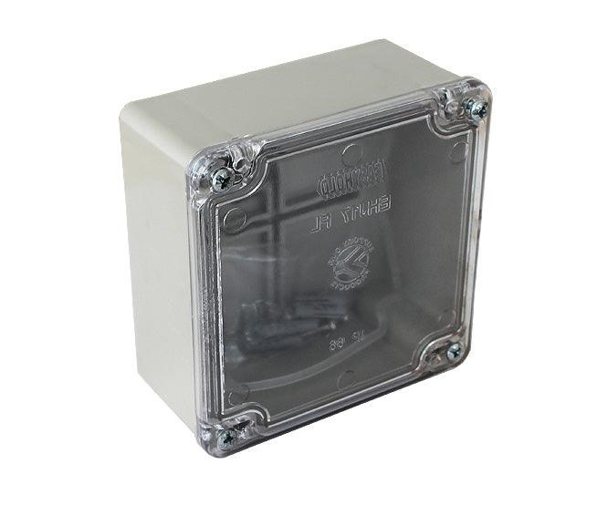 Enclosure Grey Base & Clear Lid 80x80x55 Ewp Enl080806 C - Livestainable.co.za