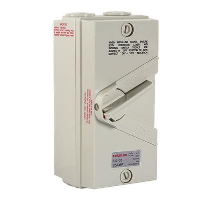 Isolator Switch 2 Pole 35 Amp 250 V Ip66 - Livestainable.co.za