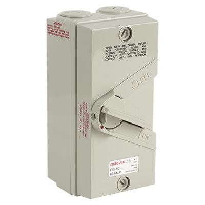 Isolator Switch 3 Pole 63 Amp 440 V Ip66 - Livestainable.co.za