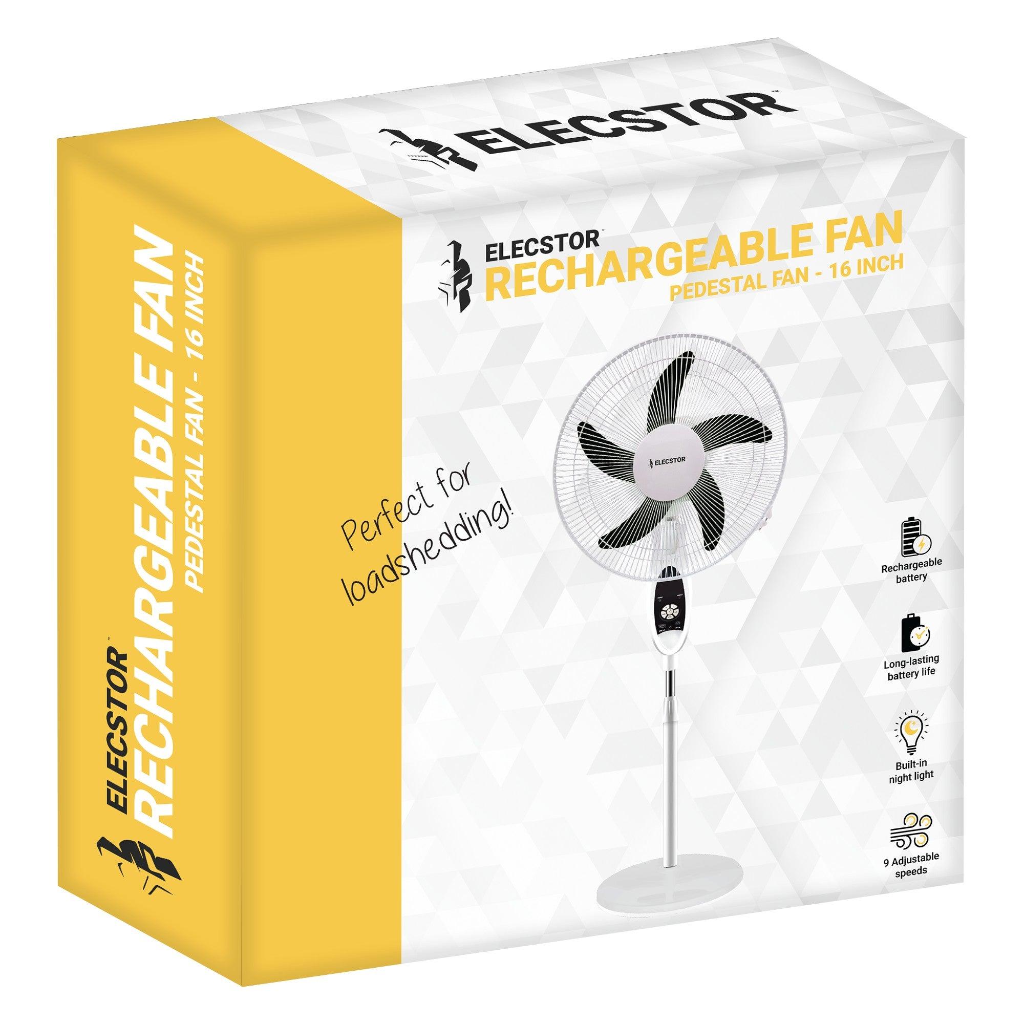 Elecstor 16 Inch Pedestal Fan - Livestainable.co.za