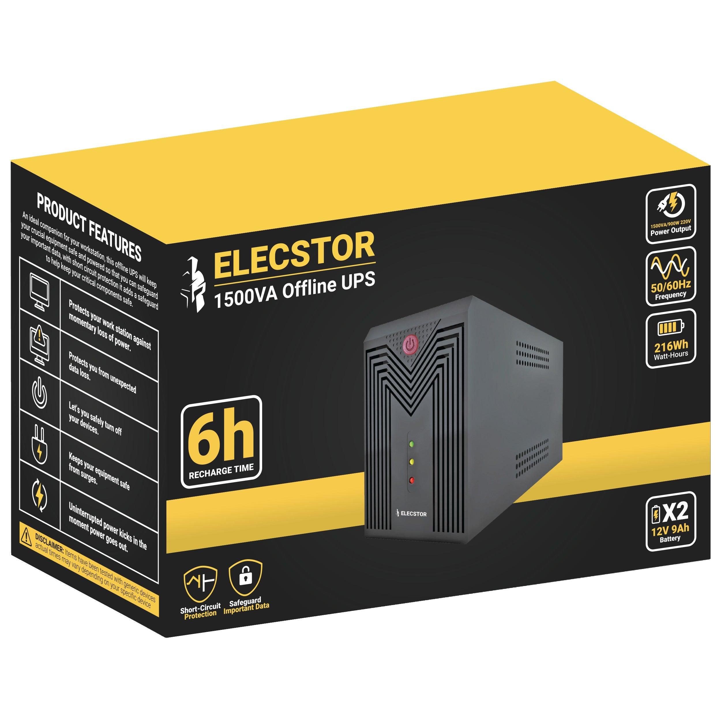 Elecstor 1500 Va Offline Ups - Livestainable.co.za