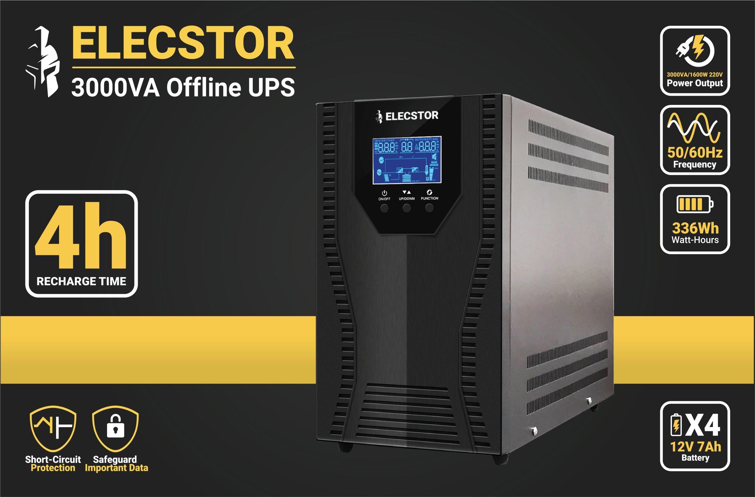 Elecstor 3000 Va Offline Ups - Livestainable.co.za