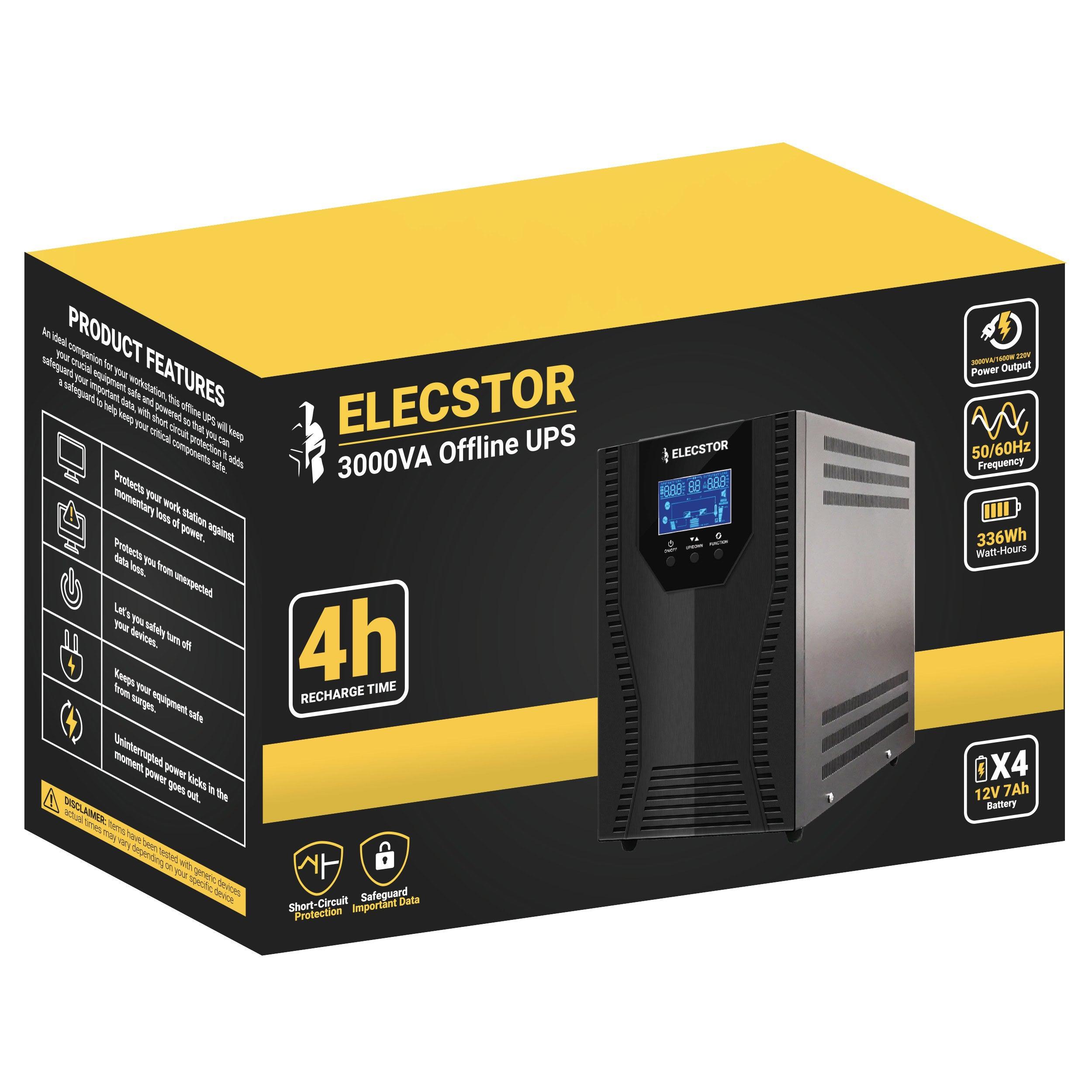 Elecstor 3000 Va Offline Ups - Livestainable.co.za