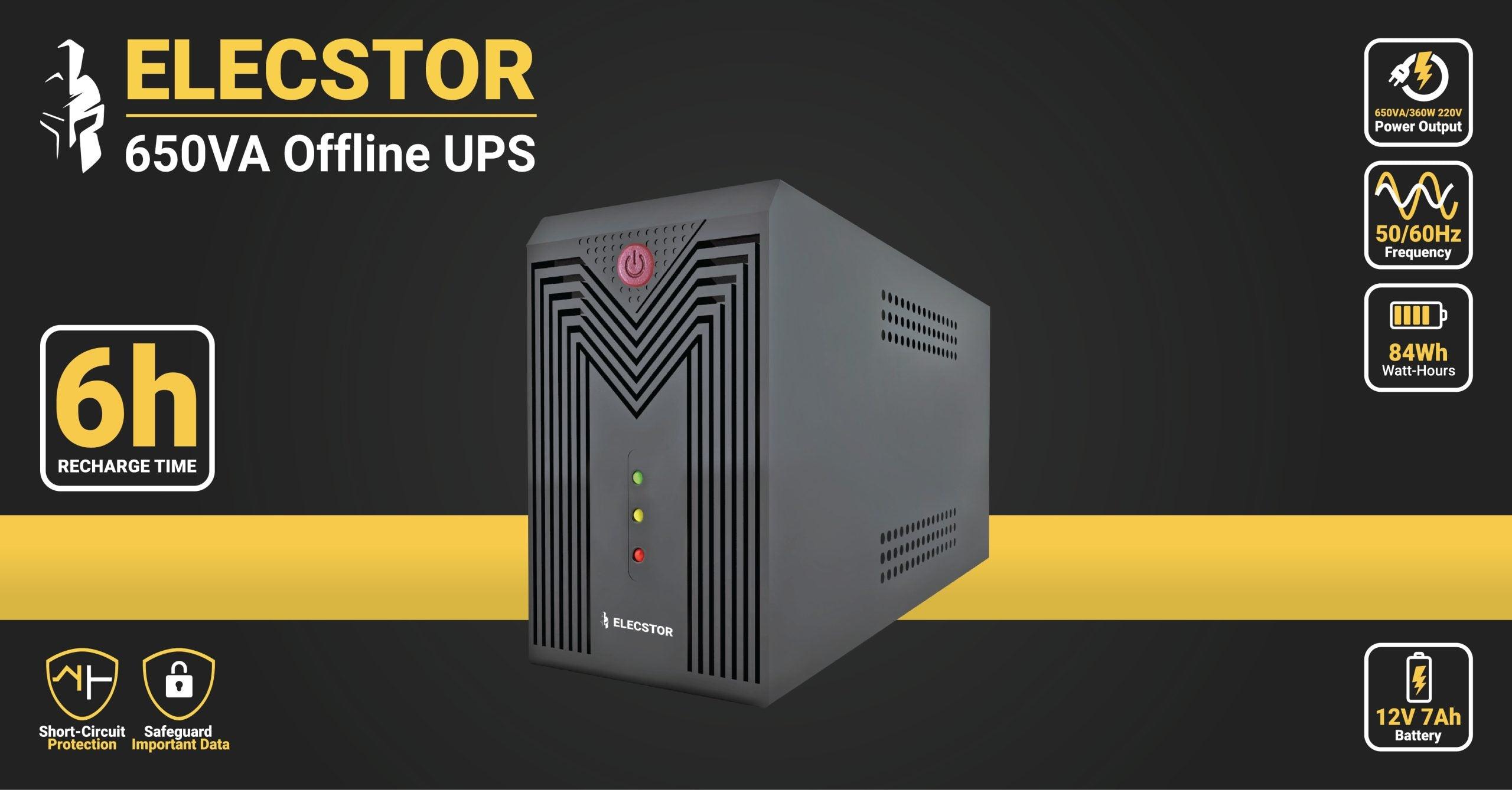 Elecstor 650 Va Offline Ups - Livestainable.co.za