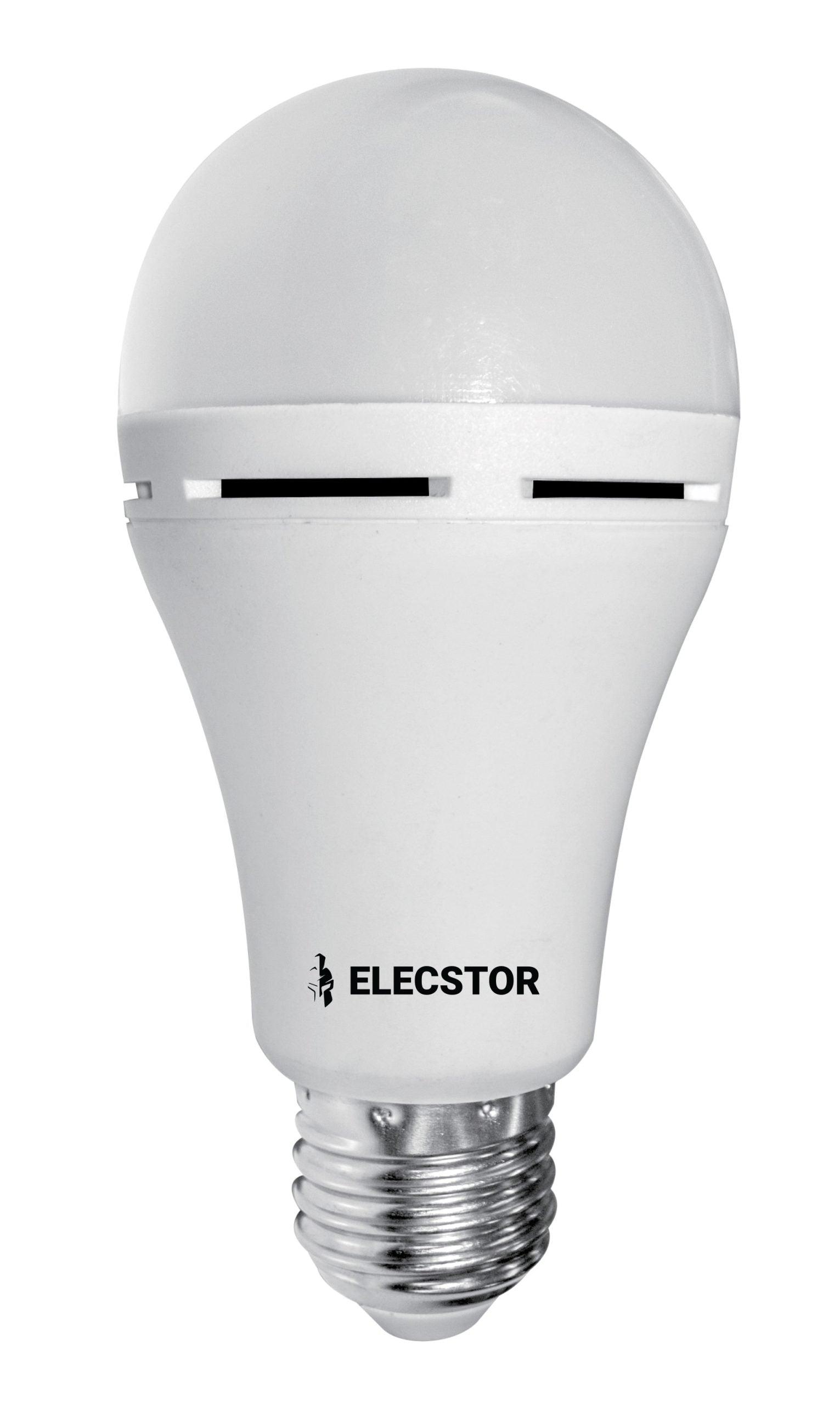 Elecstor E27 7 W Rechargeable Warm White - Livestainable.co.za