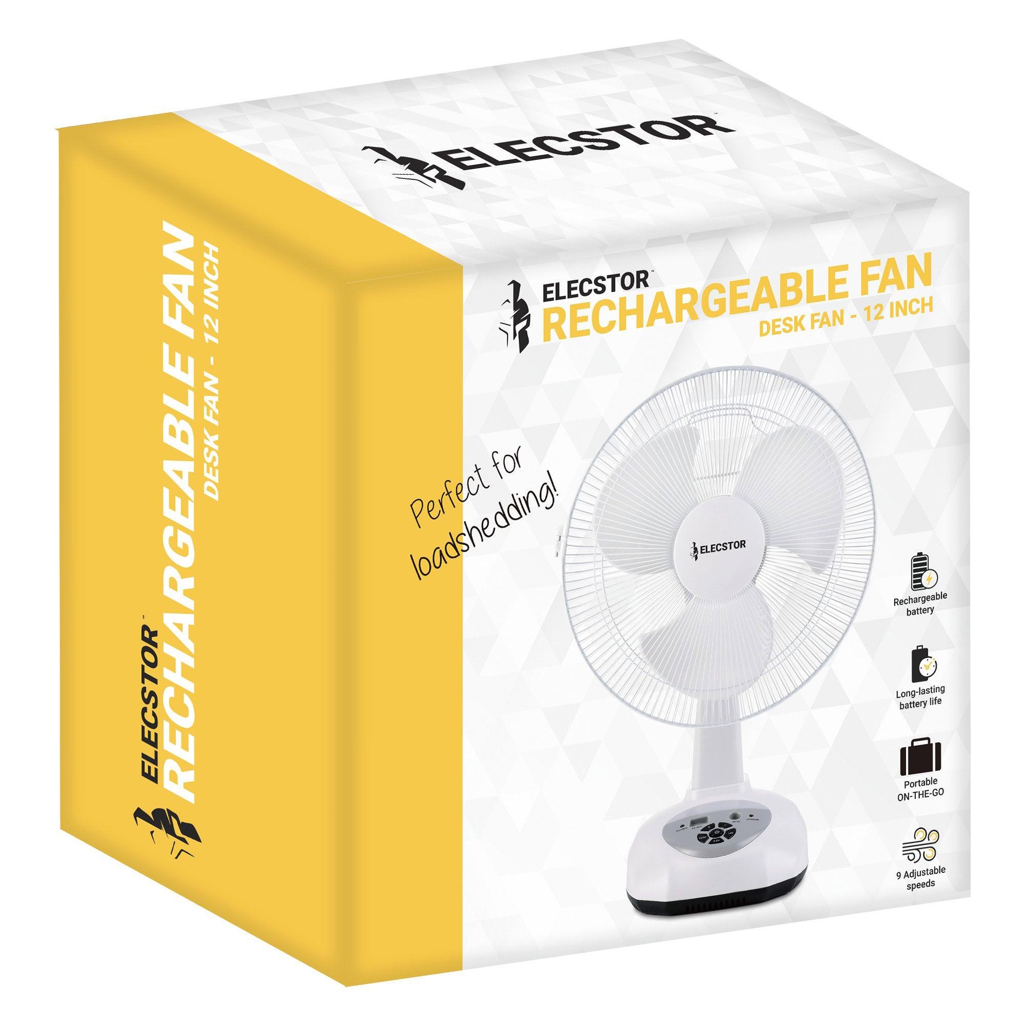 Elecstor 12 Inch Desk Fan - Livestainable.co.za