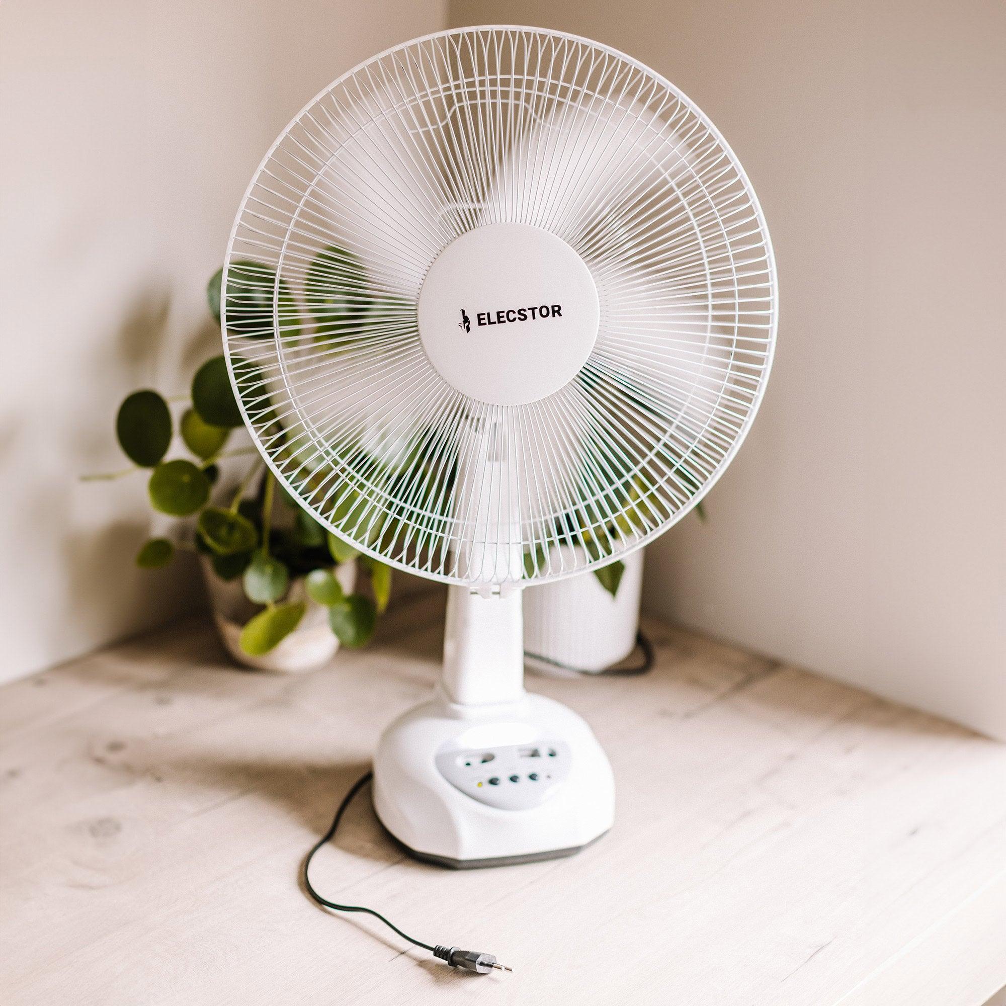 Elecstor 12 Inch Desk Fan - Livestainable.co.za