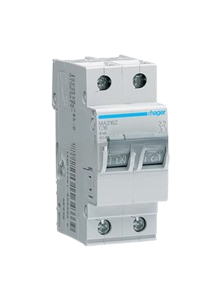 Hager 50 A Mcb 6k A C Curve 2 P