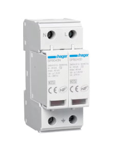 Hager 40k A 275 Vac 1ph+N 2 P T2 Spd