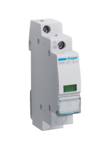 Hager Green Led Indicator Light 230 V Din