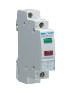 Hager Green+Red Led Indicator Light 230 V Din