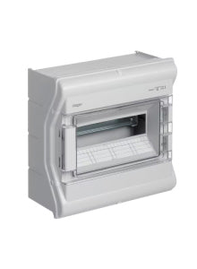 Hager 12 Way Db Ip55 Surface Mount Supplied With Earth/Neutral Terminals