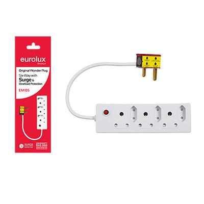 Wonder Plug 6 Way With Surge & Overload Protection - Livestainable.co.za