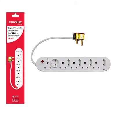 Wonder Plug 10 Way With Surge & Overload Protection - Livestainable.co.za