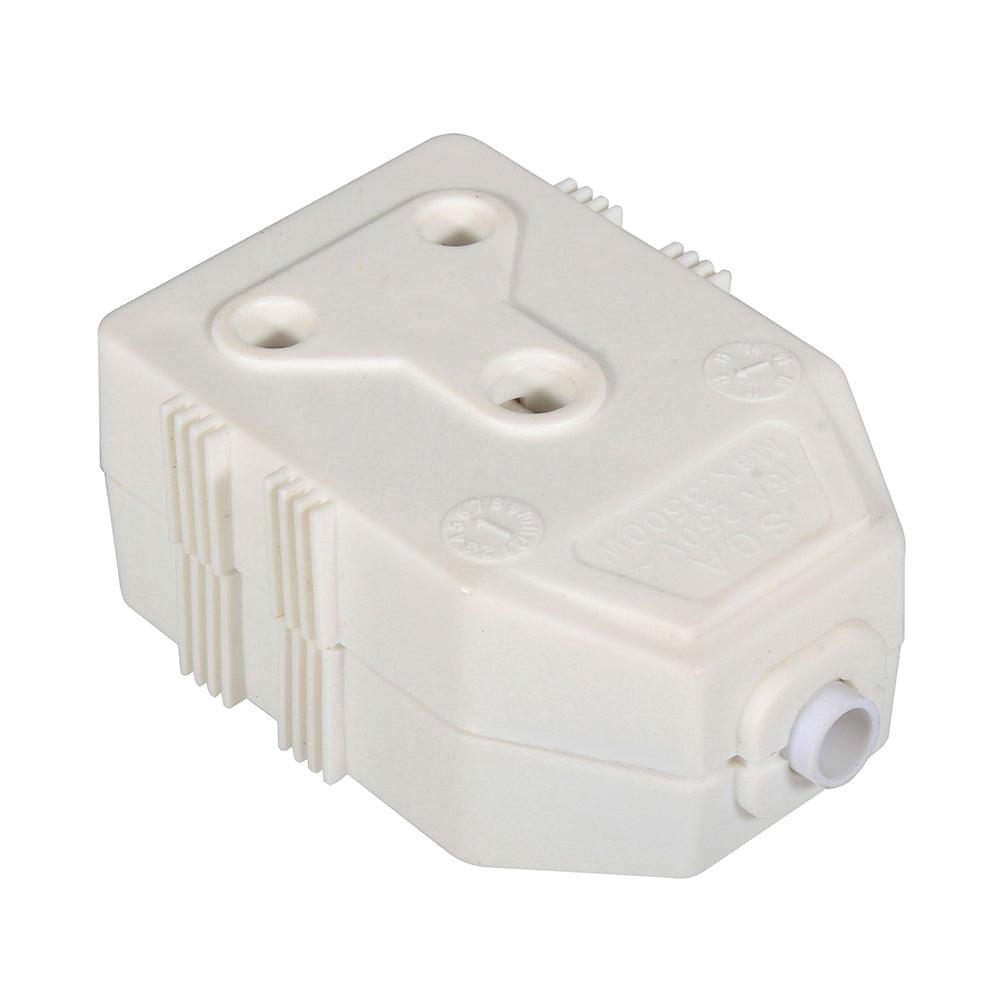 Janus Coupler Dbl Pvc Wht - Livestainable.co.za