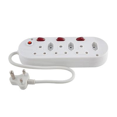 Multi Plug Sga 6 Way 3x16 A 3x5 A Switch Illuminated - Livestainable.co.za