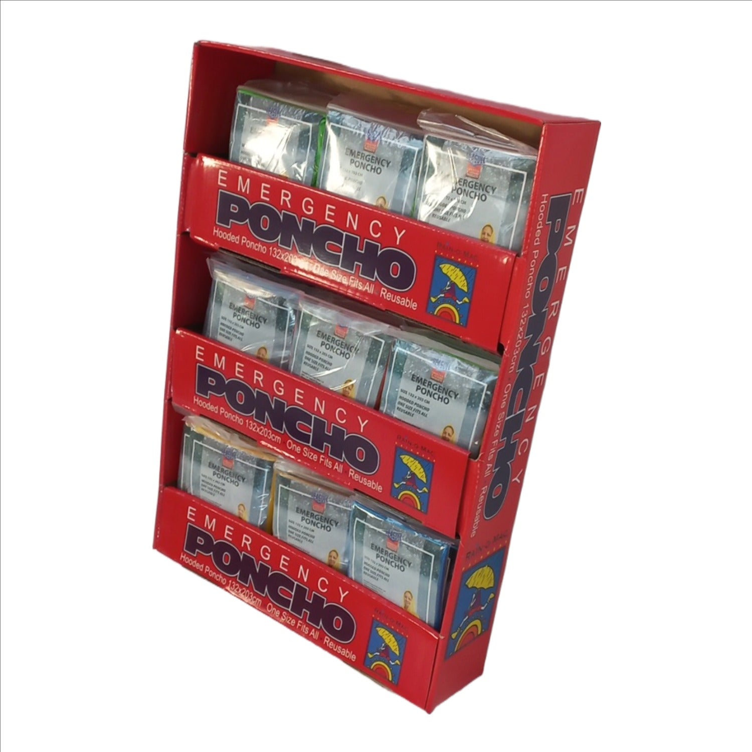 Seagull Emergencyponchos (54 Pc In
Display Box)