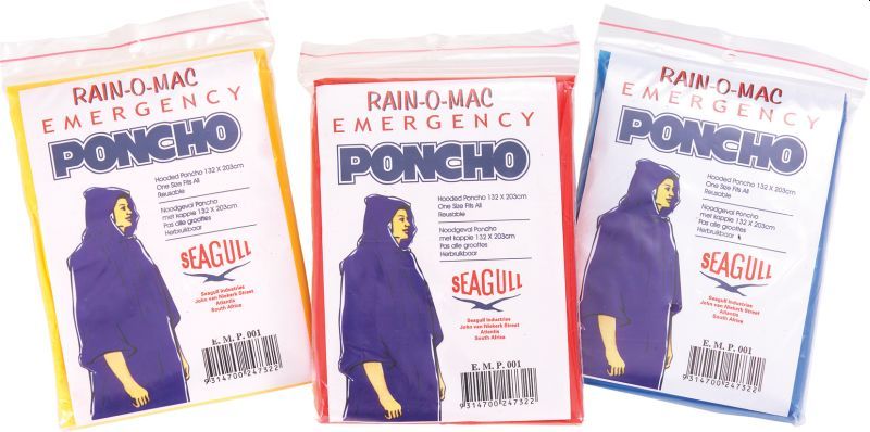 Disposable Ponchos Singles (240) Green