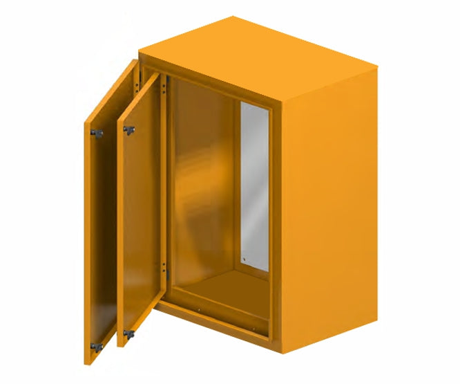 Orange Enclosure Steel + Inner Door 1200 X800 X350 Encl Xjbs A D 128/350