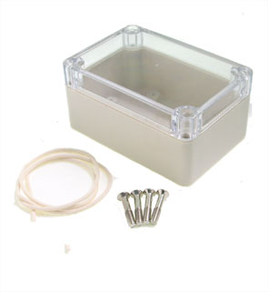 Ip65 Abs Enclosure Clear Lid 115x90x55mm 11 3 T