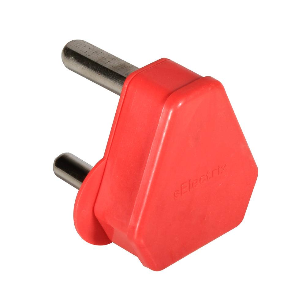 Plug Top Dedicated Red 16 A 3 Pin Solid Pin - Livestainable.co.za