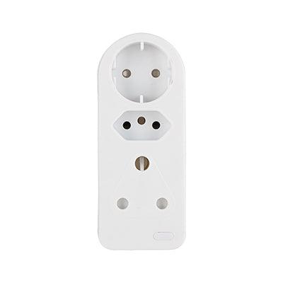 3 Way Adaptor 1x Sch 1x16 An 1x16 A - Livestainable.co.za