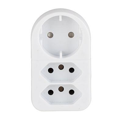 3 Way Adaptor 1x Sch 2x16 A Za - Livestainable.co.za