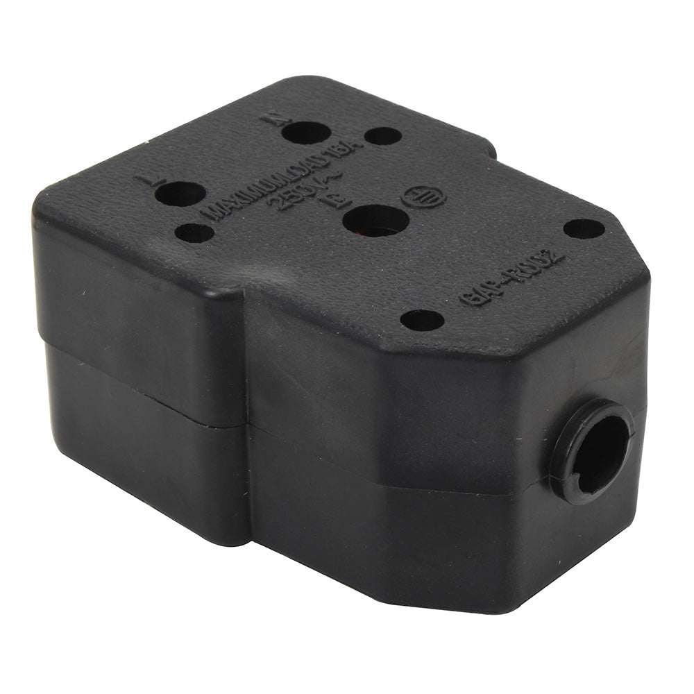 Eurolux Janus Coupler Black Double 16 A (Rubber Industrial)